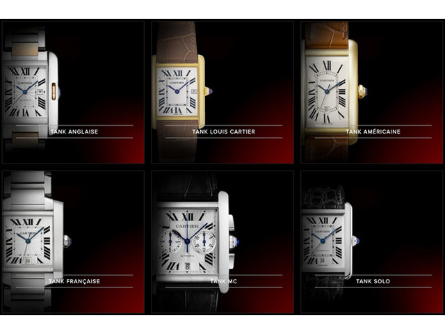 Cartier отмечает 100 - летие часов Tank 2