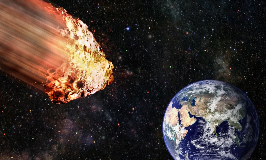 метеорит 2019, конец света 2019, астероид падает на землю