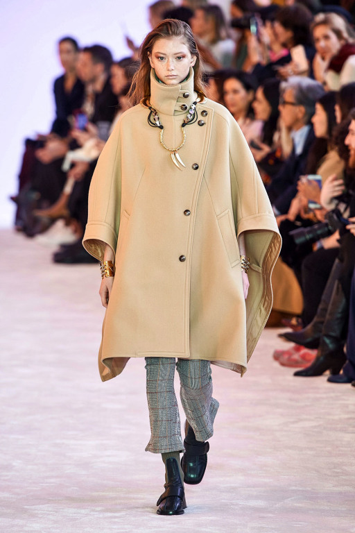 Модные женские пальто осень 2019, пальто осень-зима 2019-2020, бежевое пальто