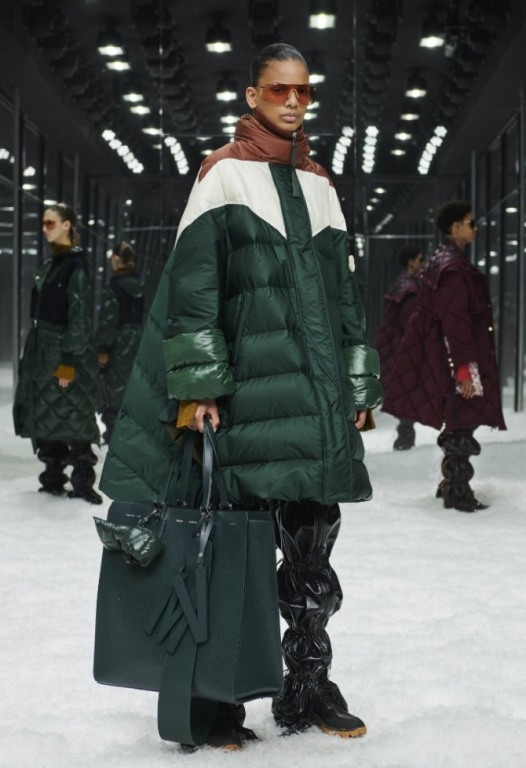 куртка-пальто, пуховик на зиму 2020, модный пуховик 2020